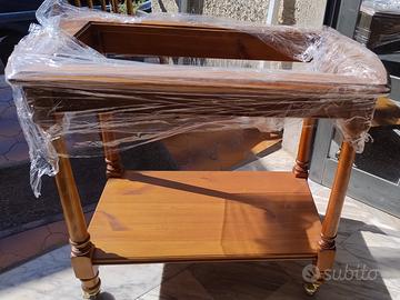 Carrellino in legno per salone/sala da pranzo