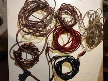 cavi impianto audio amplificatore  per auto