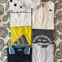 Lotto 7 Magliette Uomo M / L