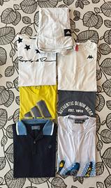 Lotto 7 Magliette Uomo M / L