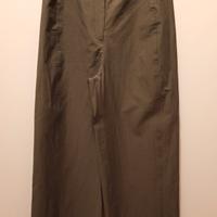 pantaloni culotte colore kaki