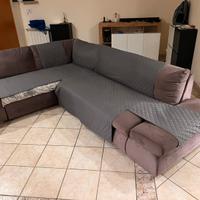 Copridivano trapuntato 240×270x divano cn penisola