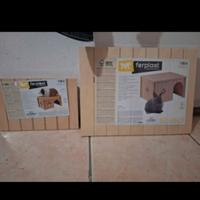 casette in legno per piccoli animali 