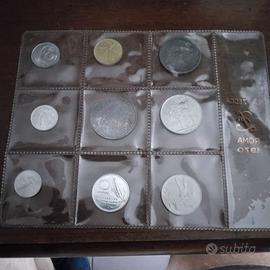 Dollaro d' argento e monete italiane