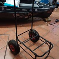 Carrello con ruote da sabbia 25 - pesca o giardino