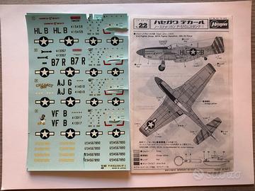 Hasegawa : Decal Per Veivolo P-51D scala 1/72