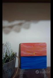 mattonella dipinta a mano 