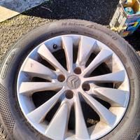 4 Cerchi in lega Citroen C4 Grand Picasso+ Gomme 