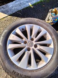 4 Cerchi in lega Citroen C4 Grand Picasso+ Gomme 