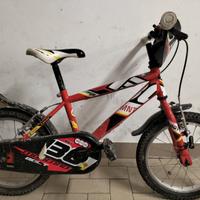 BICI BAMBINO Montana Bolt 16 Hiten Rosso