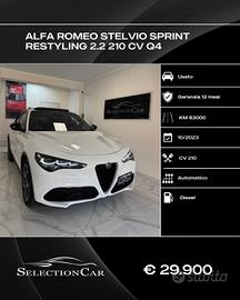Alfa Romeo Stelvio 2.2 Turbodiesel 210 CV AT8 Q4 S