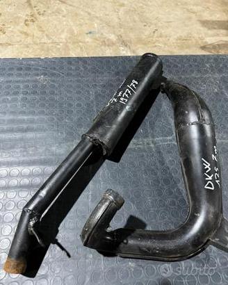 Marmitta dkw 125 sachs 7 m