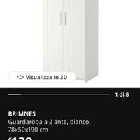 Armadio ikea Brimnes