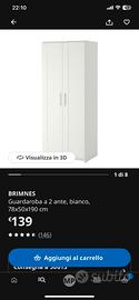 Armadio ikea Brimnes
