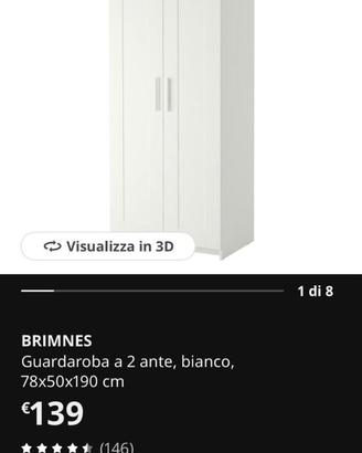 Armadio ikea Brimnes