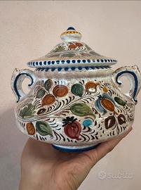 Centrotavola vintage in ceramica di Deruta