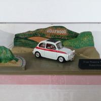Modello auto fiat nuova 500 america no burago