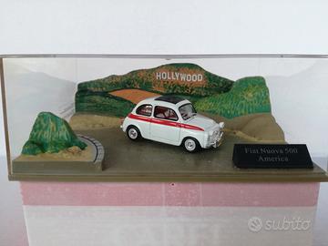 Modello auto fiat nuova 500 america no burago