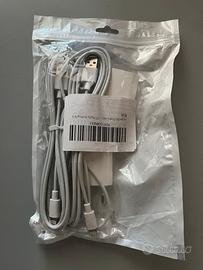 Caricatore UBS con cavi ricarica iphone