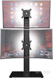 Hemudu Supporto Doppio Monitor Verticale, Braccio