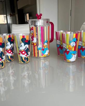 Set bicchieri e carafa bambine