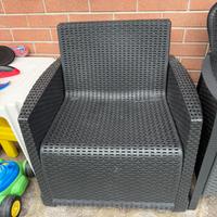 Due poltrone da giardino/balcone