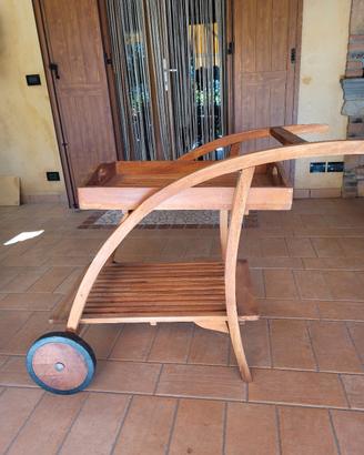 Bonsai Carrello porta vivande per giardino 