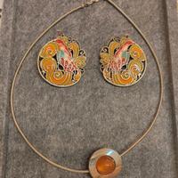 Set collana e orecchini vintage