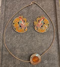 Set collana e orecchini vintage