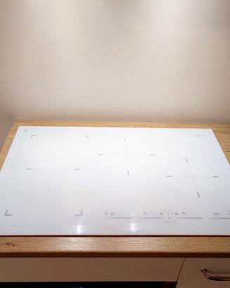 Piano cottura a induzione Fulgor bianco