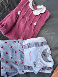 Set 2 tutine bimba 74cm- 9 mesi