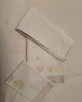 Lenzuola lettino