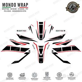 Adesivi compatibili con Yamaha WR 125 X 2009/14
