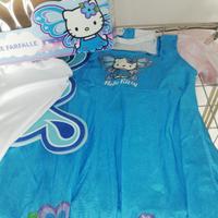  hello kitty principessa delle farfalle 7-8 anni