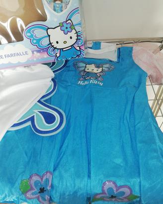  hello kitty principessa delle farfalle 7-8 anni
