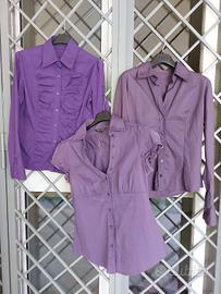 3 camicie TG. L viola