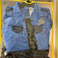 Vestito carnevale poliziotto taglia 4/6 anni
