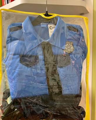 Vestito carnevale poliziotto taglia 4/6 anni