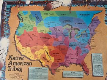 Poster tribù nativi americani(pellerossa)