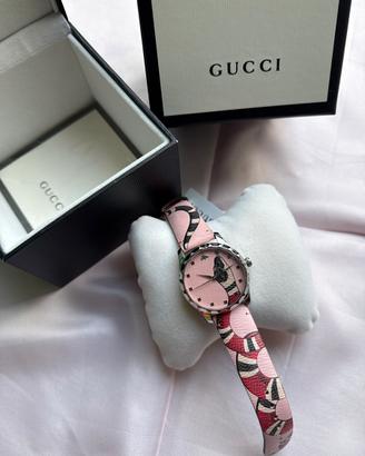 Orologio Gucci serpente rosa nuovo