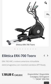 Ellittica ERX-700 Toorx - Pari a nuovo