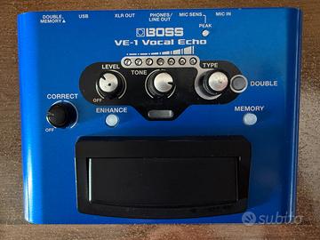 Boss VE-1 Vocal Echo - Processore Effetti Voce