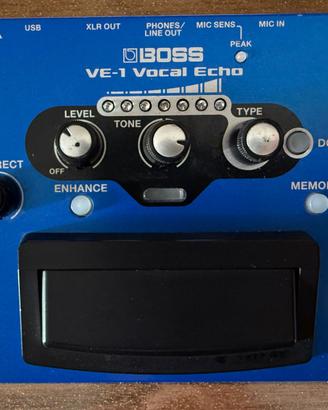 Boss VE-1 Vocal Echo - Processore Effetti Voce