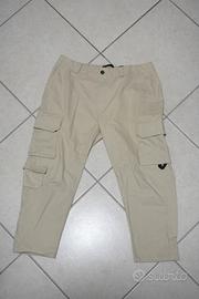 Pantalone Beige Cargo Uomo Taglia 50