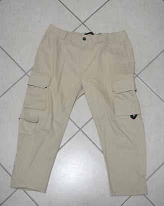 Pantalone Beige Cargo Uomo Taglia 50