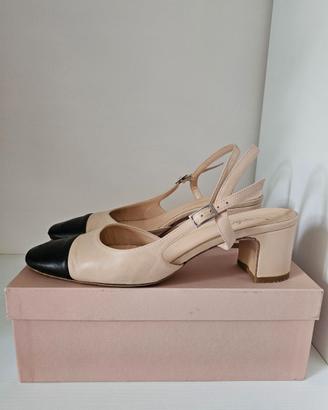 Slingback (sandalo simil Chanel)