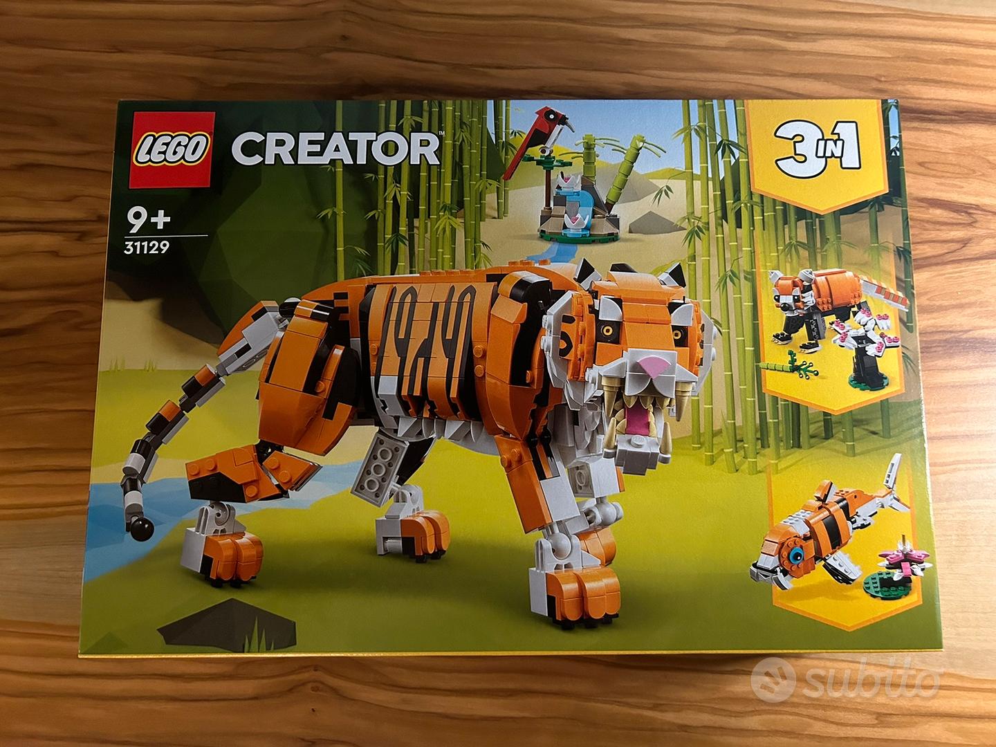 Lego 31129 Creator 3x1 Tigre Maestosa Nuovo - Collezionismo In vendita a  Pordenone