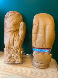 Guanti invicta vintage vera pelle