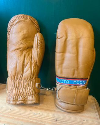 Guanti invicta vintage vera pelle