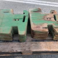 10 zavorre usate da 50 kg per john deere